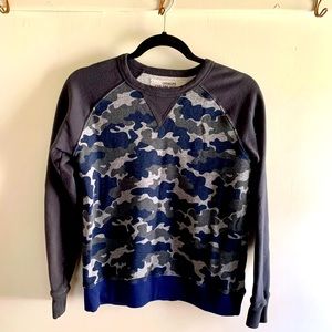 J Crew Boys Crewcuts Camo Sweatshirt